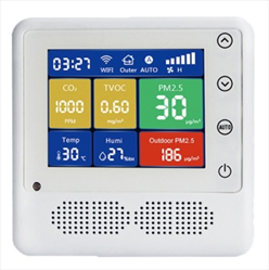 Máy đo nồng độ bụi BRAMC BR-K Intelligent Fresh Air Controller PM2.5 PM10 CO2 TVOC